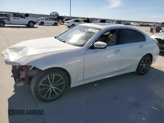 2019 BMW 3 Series 330i z VIN 3MW5R1J55K8B01407, wystawiony jako Copart lot #50288735 z przebiegiem Nie podano mil oraz Szkoda całkowita • Salvage title. Historia ofert i sprzedaży dostępna na DreamBid. Obrazek 1.