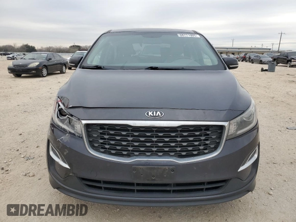2021 Kia Sedona EX with VIN KNDMB5C19M6661901, listed as a Copart auction lot 88771905 with 93,987 mi miles and Salvage Title. Bid and sale history available at carsss.com. Image 5.