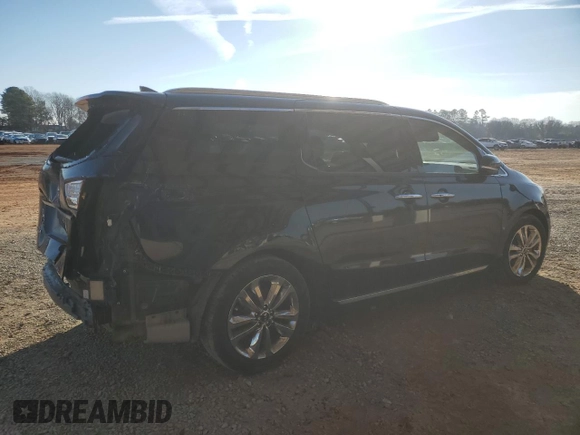 2016 Kia Sedona SX-L with VIN KNDME5C12G6186099, listed as a Copart auction lot 83895704 with 126,147 mi miles and Salvage Title. Bid and sale history available at carsss.com. Image 3.