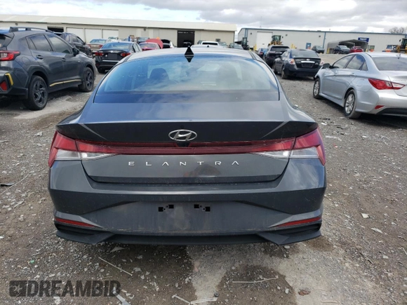 2023 Hyundai Elantra SEL with VIN KMHLS4AG2PU573703, listed as a Copart auction lot 49816645 with 40,432 mi miles and Salvage title. Bid and sale history available at DreamBid. Image 6.