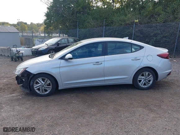 2020 Hyundai Elantra SEL with VIN 5NPD84LF7LH523895, listed as a IAAI auction lot 40605847 with 42,730 mi miles. Bid and sale history available at carsss.com. Image 14.
