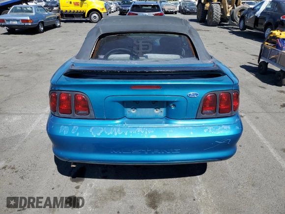 1994 Ford Mustang with VIN 1FALP4444RF217094, listed as a Copart auction lot 69067124 with 188,657 mi miles and Clean title. Bid and sale history available at DreamBid. Image 6.