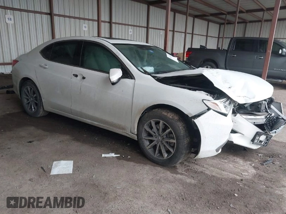 2019 Acura TLX with VIN 19UUB1F31KA001174, listed as a IAAI auction lot 41613633 with 1 mi miles. Bid and sale history available at carsss.com. Image 1.