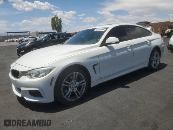 2015 BMW 4 Series 428i xDrive with VIN WBA4C9C50FG135058, listed as a Copart auction lot 60287555 with 86,809 mi miles and Salvage title. Bid and sale history available at DreamBid. Image 1.