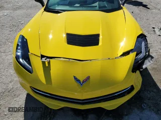 2016 Chevrolet Corvette Z51 3LT with VIN 1G1YL2D7XG5106944, listed as a Copart auction lot 46758305 with 24,802 mi miles and Salvage title. Bid and sale history available at DreamBid. Image 12.
