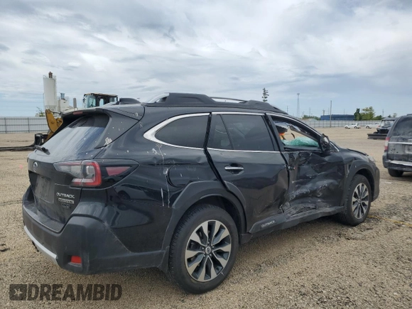2023 Subaru Outback Touring XT with VIN 4S4BTGPD8P3190670, listed as a Copart auction lot 57247325 with 25,275 mi miles and Salvage title. Bid and sale history available at DreamBid. Image 3.