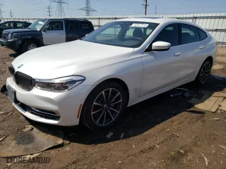 2019 BMW 6 Series 640i xDrive with VIN WBAJV6C56KBK08906, listed as a Copart auction lot 63537043 with 30,258 mi miles. Bid and sale history available at carsss.com. Image 1.