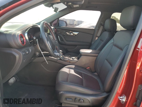 2023 Chevrolet Blazer RS with VIN 3GNKBERS1PS226319, listed as a Copart auction lot 54882465 with 18,453 mi miles and Salvage title. Bid and sale history available at DreamBid. Image 7.