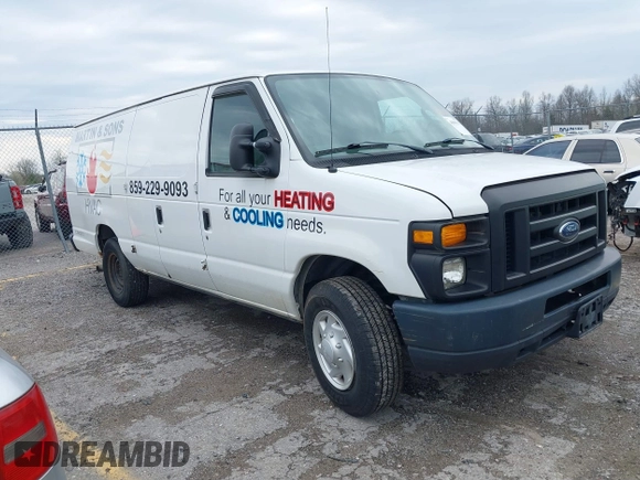 2009 Ford Econoline Cargo with VIN 1FTNS24L59DA67893, listed as a IAAI auction lot 41890311 with 192,903 mi miles and . Bid and sale history available at DreamBid. Image 1.