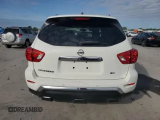 2017 Nissan Pathfinder S with VIN 5N1DR2MN8HC656610, listed as a Copart auction lot 59202795 with 109,262 mi miles and Salvage title. Bid and sale history available at DreamBid. Image 6.