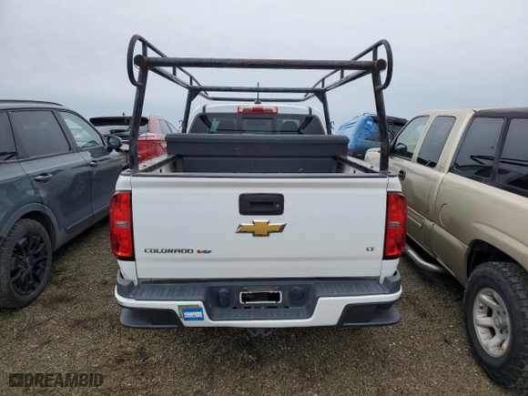 2018 Chevrolet Colorado 2WD LT with VIN 1GCHSCENXJ1323972, listed as a Copart auction lot 80992214 with 136,150 mi miles and Salvage Title. Bid and sale history available at carsss.com. Image 6.