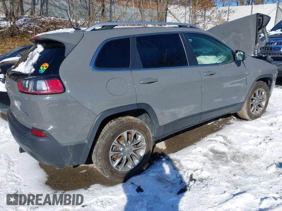 2019 Jeep Cherokee Latitude Plus with VIN 1C4PJMLB9KD469308, listed as a IAAI auction lot 41590025 with 46,676 mi miles. Bid and sale history available at carsss.com. Image 4.