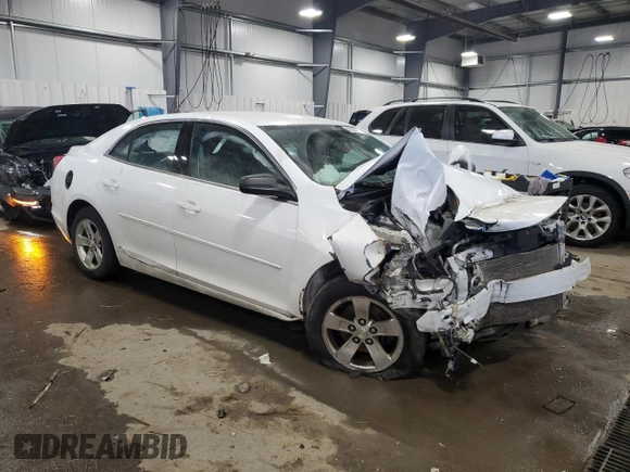 2014 Chevrolet Malibu LS with VIN 1G11A5SL6EF289520, listed as a Copart auction lot 46456805 with 143,016 mi miles and Salvage Title. Bid and sale history available at DreamBid. Image 4.