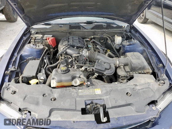 2011 Ford Mustang V6 with VIN 1ZVBP8AM3B5138512, listed as a Copart auction lot 57578485 with 91,950 mi miles and Salvage title. Bid and sale history available at DreamBid. Image 11.