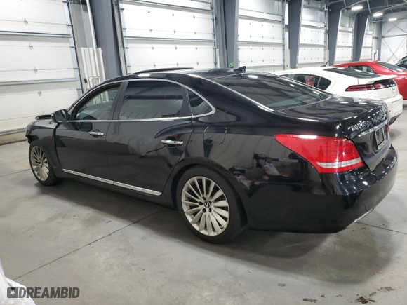 2016 Hyundai Equus Ultimate with VIN KMHGH4JHXGU102729, listed as a Copart auction lot 77043834 with NaN miles and Salvage Title. Bid and sale history available at carsss.com. Image 2.