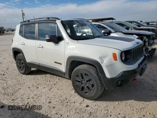 2018 Jeep Renegade Trailhawk with VIN ZACCJBCB1JPH13181, listed as a Copart auction lot 89193315 with 46,599 mi miles and Salvage Title. Bid and sale history available at carsss.com. Image 4.