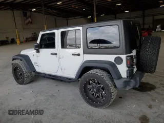 2018 Jeep Wrangler Unlimited Sport with VIN 1C4BJWDG2JL813744, listed as a Copart auction lot 50267575 with 78,302 mi miles and Salvage Title. Bid and sale history available at DreamBid. Image 2.