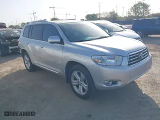 2009 Toyota Highlander Limited with VIN JTEDS42A592078862, listed as a IAAI auction lot 41843921 with 251,445 mi miles. Bid and sale history available at carsss.com. Image 1.