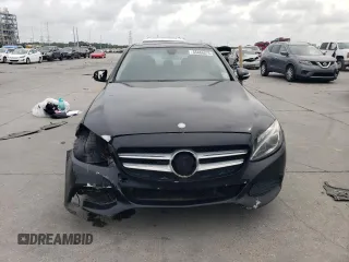 2015 Mercedes-Benz C 300 with VIN 55SWF4JB9FU082657, listed as a Copart auction lot 55466575 with 109,254 mi miles and Salvage Title. Bid and sale history available at DreamBid. Image 5.