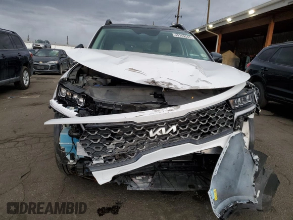 2022 Kia Sorento X-Line S with VIN 5XYRLDLC2NG159938, listed as a Copart auction lot 49259545 with 31,677 mi miles and Salvage Title. Bid and sale history available at DreamBid. Image 5.