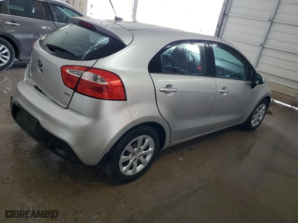 2013 Kia Rio LX with VIN KNADM5A30D6213543, listed as a Copart auction lot 50746755 with 121,205 mi miles and Salvage Title. Bid and sale history available at carsss.com. Image 3.