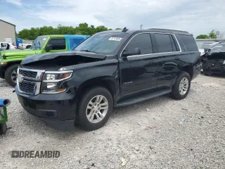 2019 Chevrolet Tahoe LT with VIN 1GNSKBKC7KR391434, listed as a Copart auction lot 55743695 with 118,160 mi miles and Salvage title. Bid and sale history available at DreamBid. Image 1.