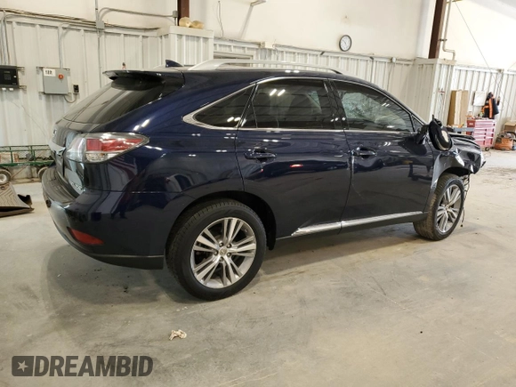 2015 Lexus RX 350 with VIN 2T2BK1BA7FC279939, listed as a Copart auction lot 60571385 with 154,213 mi miles and Non repairable. Bid and sale history available at DreamBid. Image 3.