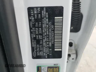 2024 Hyundai Elantra Limited with VIN KMHLP4DG9RU661275, listed as a Copart auction lot 47456335 with 11,501 mi miles and Salvage Title. Bid and sale history available at DreamBid. Image 12.