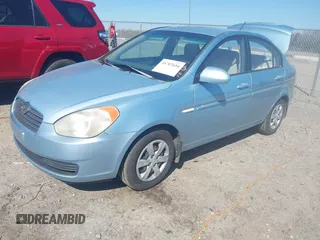 2008 Hyundai Accent GLS with VIN KMHCN46C38U237153, listed as a IAAI auction lot 41707654 with 95,003 mi miles. Bid and sale history available at carsss.com. Image 2.