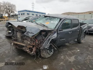2023 Toyota Tacoma 4WD SR with VIN 3TMCZ5AN8PM571155, listed as a Copart auction lot 87664255 with 0 mi miles and Salvage Title. Bid and sale history available at carsss.com. Image 1.