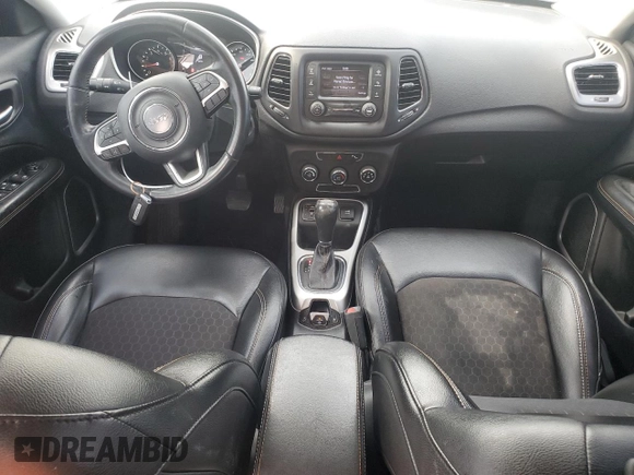 2018 Jeep Compass Latitude with VIN 3C4NJCBB8JT181968, listed as a Copart auction lot 51128195 with 94,471 mi miles and Salvage Title. Bid and sale history available at carsss.com. Image 8.
