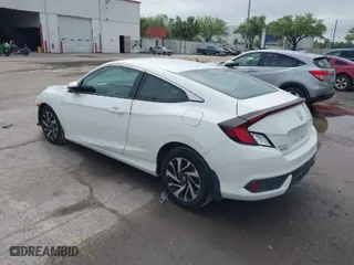 2017 Honda Civic Coupe LX with VIN 2HGFC4B5XHH311817, listed as a IAAI auction lot 41924409 with 131,895 mi miles. Bid and sale history available at carsss.com. Image 3.