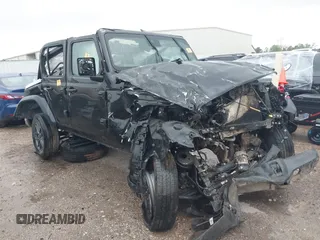 2024 Jeep Wrangler Sport S with VIN 1C4PJXDN3RW329408, listed as a IAAI auction lot 41900483 with Not provided miles and . Bid and sale history available at DreamBid. Image 1.