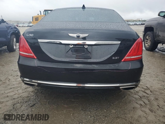 2018 Genesis G90 Premium z VIN KMHG34JA4JU046831, wystawiony jako Copart lot #71627693 z przebiegiem 38 207 mil mil oraz . Historia ofert i sprzedaży dostępna na DreamBid. Obrazek 6.