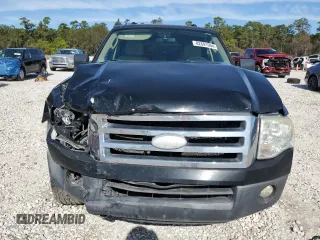 2007 Ford Expedition EL XLT with VIN 1FMFK15507LA16752, listed as a Copart auction lot 82691904 with 121,370 mi miles and Salvage Title. Bid and sale history available at carsss.com. Image 5.