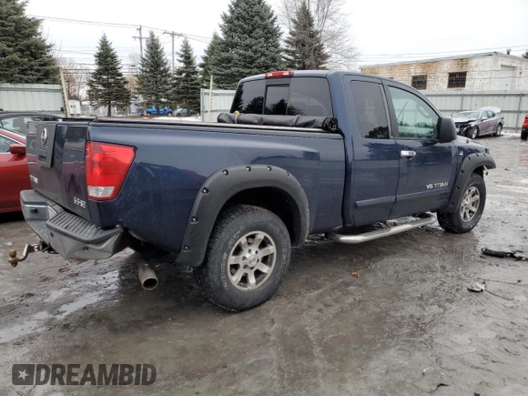 2007 Nissan Titan XE z VIN 1N6AA06BX7N227135, wystawiony jako Copart lot #84016134 z przebiegiem 120 723 mil mil oraz Nie do naprawy • Non repairable. Historia ofert i sprzedaży dostępna na DreamBid. Obrazek 3.