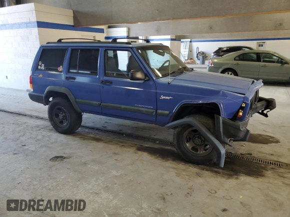 1997 Jeep Cherokee Sport with VIN 1J4FJ68S5VL564193, listed as a Copart auction lot 73969104 with 177,442 mi miles and Clean Title. Bid and sale history available at carsss.com. Image 4.