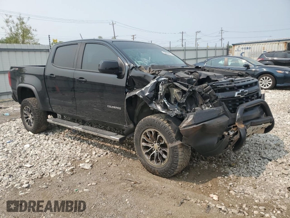 2019 Chevrolet Colorado 4WD ZR2 with VIN 1GCGTEEN2K1346880, listed as a Copart auction lot 58902925 with 44,659 mi miles and Salvage title. Bid and sale history available at DreamBid. Image 4.