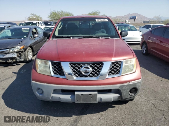 2006 Nissan Frontier XE with VIN 1N6BD06T76C453552, listed as a Copart auction lot 62901325 with 180,576 mi miles and Salvage title. Bid and sale history available at DreamBid. Image 5.