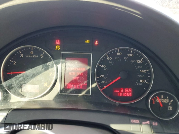 2006 Audi A4 2.0T with VIN WAUDF78E66A172753, listed as a Copart auction lot 44710485 with 191,059 mi miles and Non Repairable. Bid and sale history available at carsss.com. Image 9.