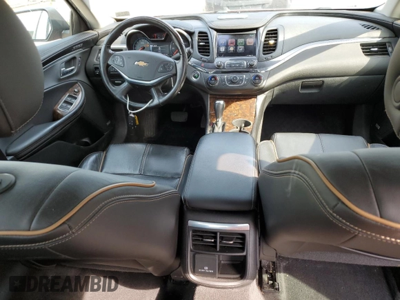 2014 Chevrolet Impala LTZ with VIN 1G1155S31EU153389, listed as a Copart auction lot 55046915 with 201,094 mi miles and Salvage Title. Bid and sale history available at DreamBid. Image 8.