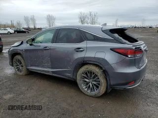 2021 Lexus RX with VIN 2T2YGMDA0MC058805, listed as a Copart auction lot 52268594 with 46,158 mi miles. Bid and sale history available at carsss.com. Image 2.