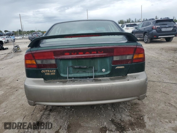 2002 Subaru Legacy Outback with VIN 4S3BE896827211618, listed as a Copart auction lot 45016485 with 158,059 mi miles and Salvage title. Bid and sale history available at DreamBid. Image 6.