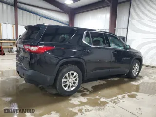 2021 Chevrolet Traverse LS with VIN 1GNEVFKW4MJ224763, listed as a Copart auction lot 47583845 with 53,590 mi miles and Salvage Title. Bid and sale history available at carsss.com. Image 3.