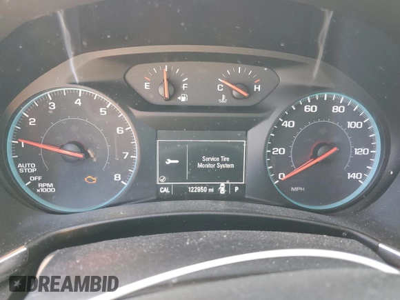 2018 Chevrolet Equinox LT with VIN 3GNAXJEV6JL103879, listed as a Copart auction lot 49067515 with 122,950 mi miles and Salvage Title. Bid and sale history available at DreamBid. Image 9.