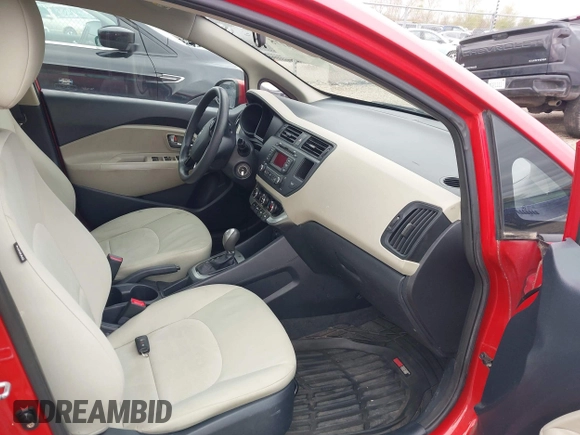 2012 Kia Rio LX with VIN KNADM4A30C6094000, listed as a IAAI auction lot 42059778 with 127,957 mi miles. Bid and sale history available at carsss.com. Image 5.