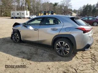 2021 Lexus UX with VIN JTHP9JBH7M2037908, listed as a Copart auction lot 48493995 with 52,066 mi miles and Salvage Title. Bid and sale history available at carsss.com. Image 2.