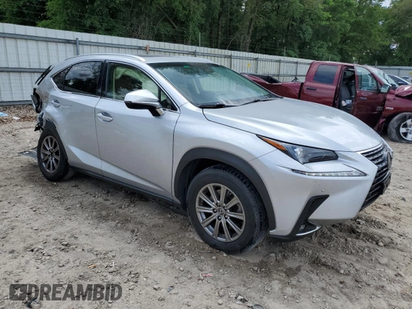 2019 Lexus NX 300 with VIN JTJBARBZ8K2187451, listed as a Copart auction lot 54992165 with 101,846 mi miles and Salvage Title. Bid and sale history available at DreamBid. Image 4.