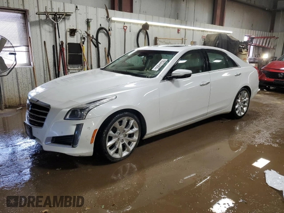 2015 Cadillac CTS Performance AWD with VIN 1G6AY5S3XF0142921, listed as a Copart auction lot 50344955 with 78,494 mi miles and Salvage Title. Bid and sale history available at DreamBid. Image 1.