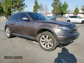 2006 Infiniti FX with VIN JNRAS08U26X102471, listed as a Copart auction lot 74024984 with 191,838 mi miles and Salvage Title. Bid and sale history available at DreamBid. Image 4.